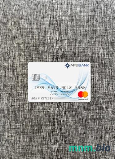 Azerbaijan AFB bank wygląd zdjęcia mastercard skan PSD + zdjęcie
